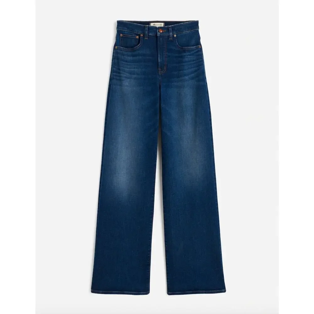 Madewell The Perfect Vintage Wide Leg Jean Pipestone Wash Blue US 27 NWT - Picture 6 of 15